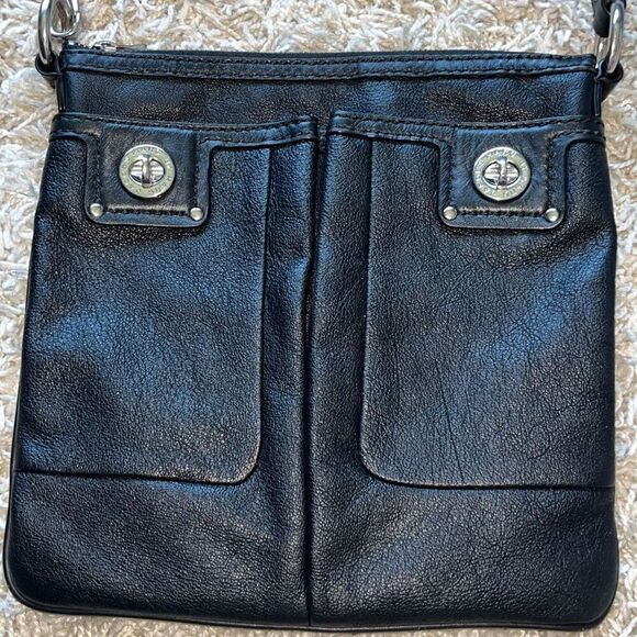 Marc by Marc Jacobs Black Leather Crossbody Bag - Picture 4 of 11